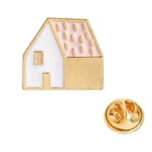 Tiny house pin - pink
